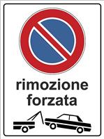 divieto di sosta e rimozione forzata