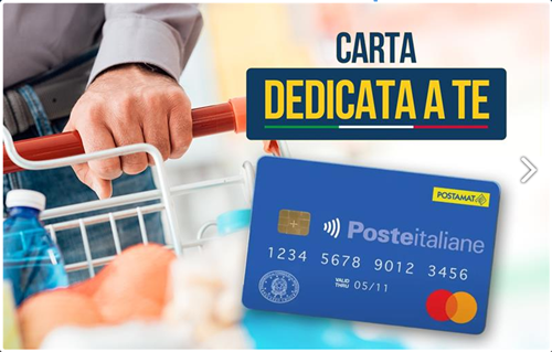 Carta dedicata a te: pubblicazione elenco beneficiari